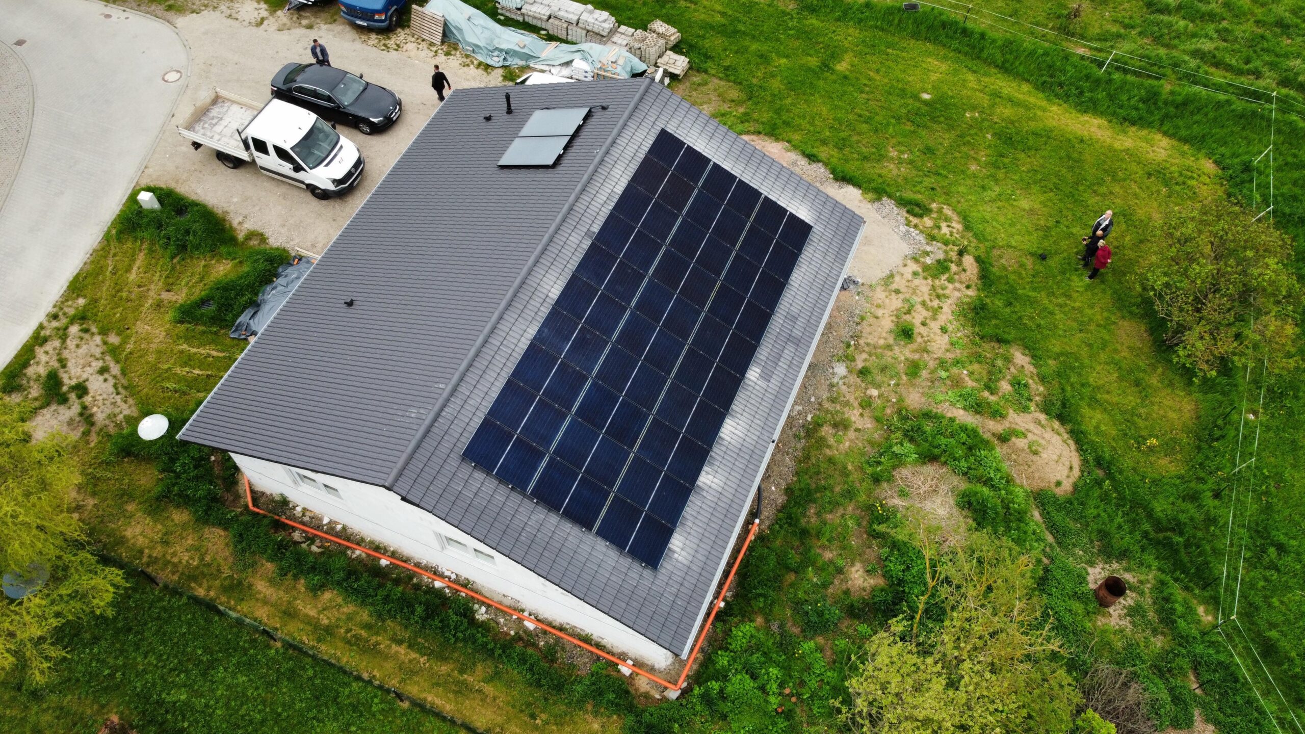 Dachanlage Photovoltaik Haus Leipzig