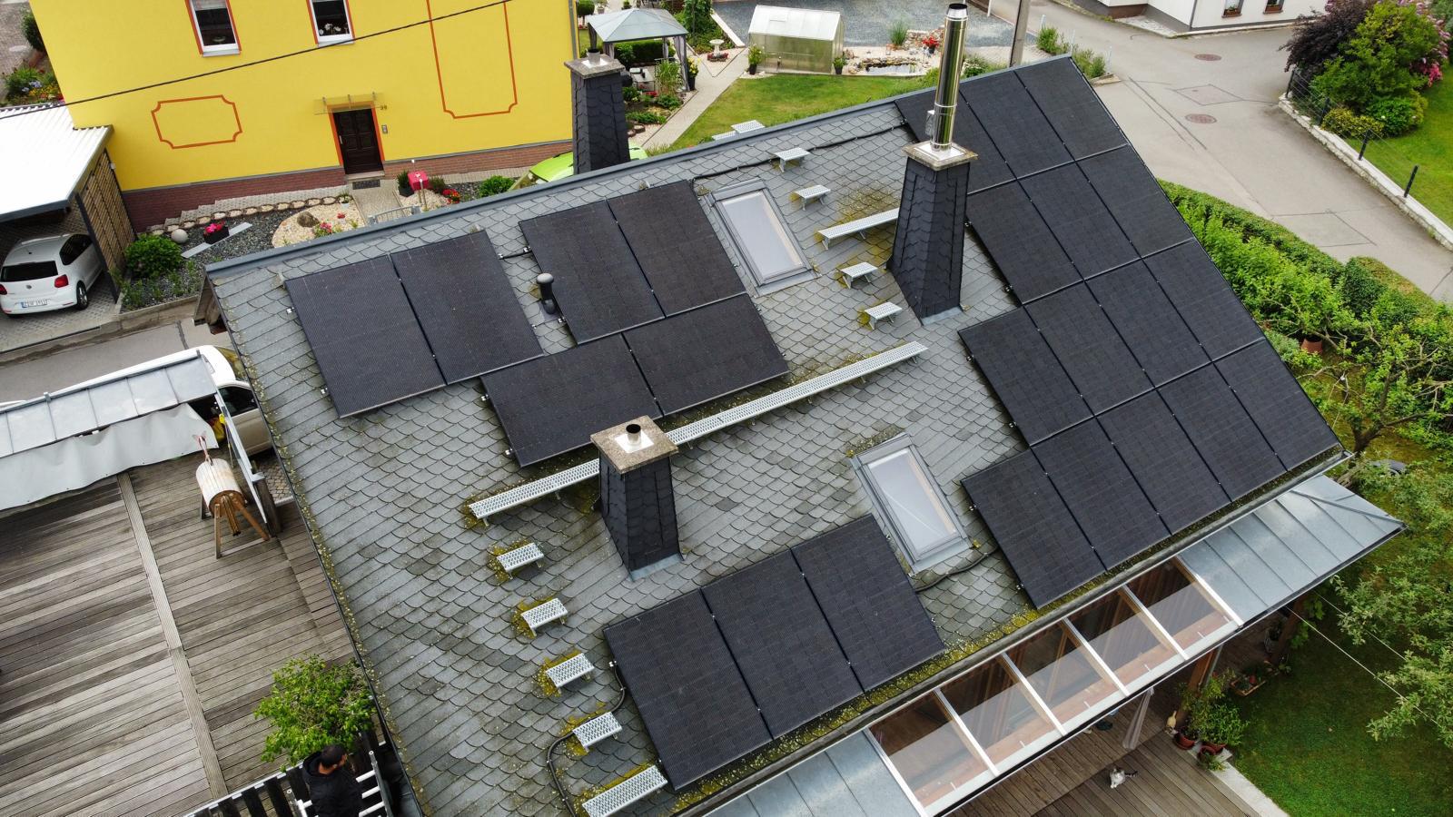 Dachanlage in Leipzig