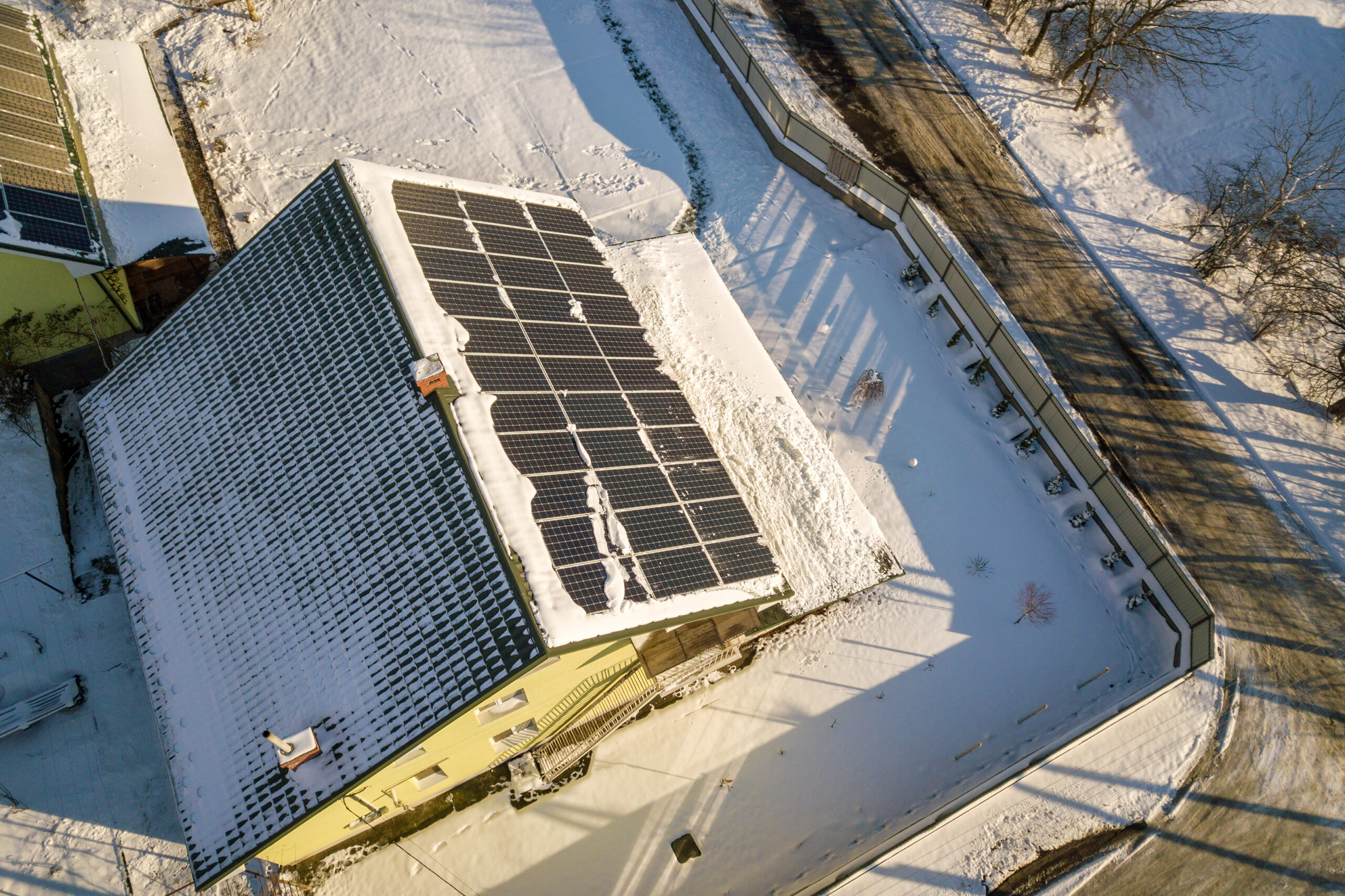 Photovoltaik Leipzig im Winter