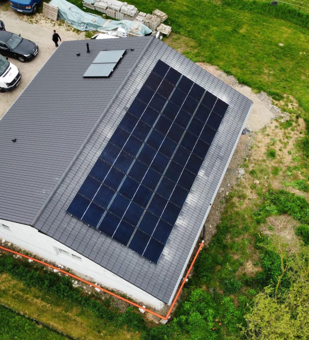 Dachanlage Photovoltaik Haus Leipzig