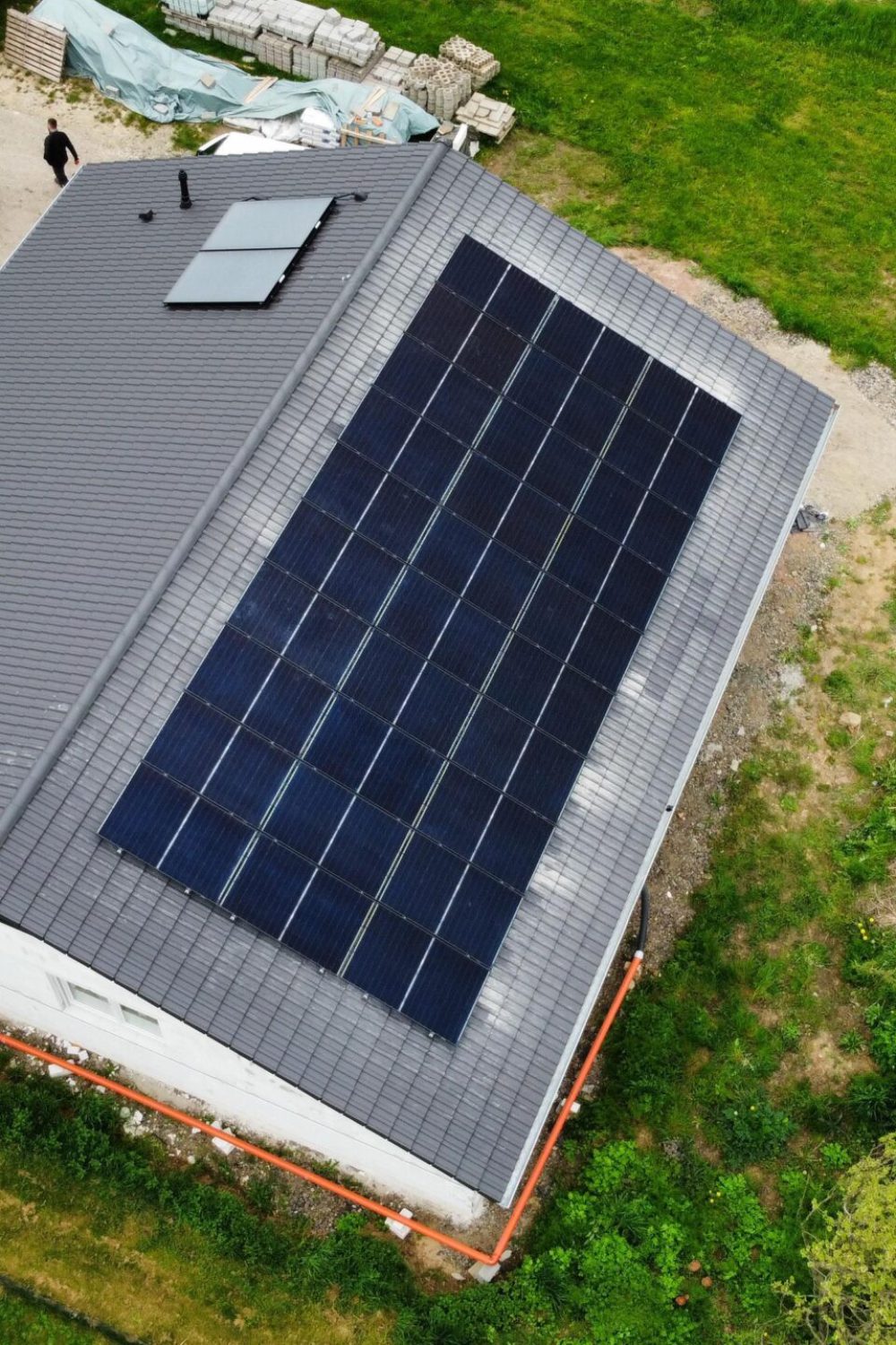 Dachanlage Photovoltaik Haus Leipzig